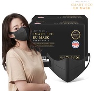 Smart Eco EU Mask 韓國製三層防護成人口罩 （非獨立包裝）黑色/白色 