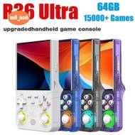 R36 Ultra Retro Handheld Video Game Console 4.0 Inch Screen 64GB Storage 15000+ Games 3D Joystick Li