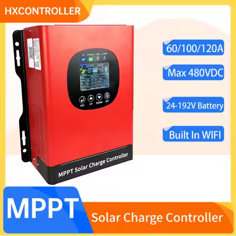 100A 480VDC MPPT Solar Panel Battery Controller Solar System Regulator 24-192V Built In WIFI For Lif