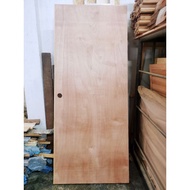 Sliding Plywood door 2.0 /  Custom Plywood Door / Plywood door with Wainscoting / Pintu Papan