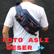 [225] NEW ARRIVAL TAS SELEMPANG PRIA WAISTBAG SLING BAG DISTRO  TERBARU / TAS SLEMPANG CASUAL COWOK 