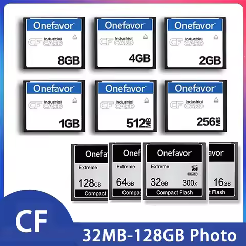 Compact Flash Card 64GB 32GB CF Card5 12MB 1GB 2GB 4GB 8GB High Speed CF Memory Card For Camera Indu