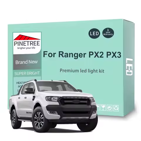 7Pc Car Led Interior Light Kit For Ford Ranger PX2 PX3 MK2 MK3 XLT Wildtrak FX4 XL 2015-2022 Dome Li