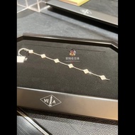 【Pawnable】 (Vca)Van Cleef Fankeyabao Six Flowers Full Diamond Mini Clover Diamond Bracelet