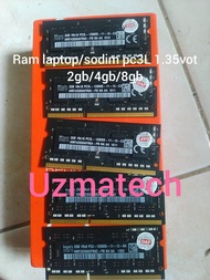 Ram laptop/sodim PC3L 1.35volt 2gb/4gb/8gb