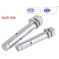 Dynabolt Stainless 304 Concrete Bolt/ M6x70/ M8x70/ M10x70/