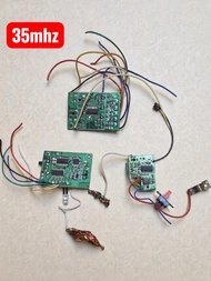 MODULE MODUL RECEIVER RC 4 CHANEL 40MHZ DAN 49MHZ MODUL PCB REMOTE CONTROL DIY COPOTAN