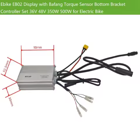 Ebike EB02 Display with Bafang Torque Sensor Bottom Bracket Controller Set 36V 48V 350W 500W for Ele