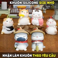 ROYAL CAT, 3D, 2D silicone mold, statue mold, jelly, pudding, log, candle