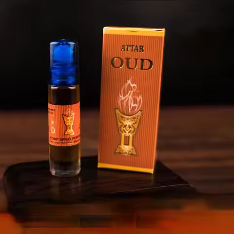 8ml / Bottle Indian Natural Sandalwood Essential Oil Perfume for Indoor Buddha Aromatherapy Soothing
