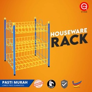 GT Home RACK DAPUR/ RAK PINGGAN & MANGKUK / DISH RACK / MULTI FUNCTION RACK / RAK BUKU
