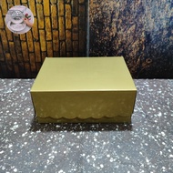 Box kue/Dus snack/kotak kue/ 12x16x7cm Tebal 400gram emas/gold