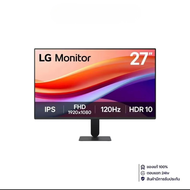 LG 27นิ้ว FHD IPS Monitor 1920x1080 16:9 100Hz HDR10 สำหรับงานออกแบบและเกมมิ่ง