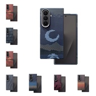 Z Fold7 Case Carbon Fiber Aramid Magnetic Case for Samsung Galaxy Z Fold 7 Shell Cover Mobile Phone 