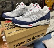 👟「Brand New」 New Balance NB 991 白藍 跑步鞋