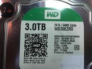 ㊣1193㊣ WD 3TB 3T 硬碟 HD  EZRX 綠 3.5吋 64M 無警告 3壞軌 可當備份碟 可議價