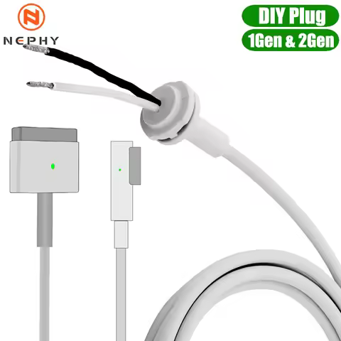 DIY Adapter Cable For Apple Magsafe 1 2 MacBook Air Pro 2008-2014 15 13 11 inch Laptop DC/AC Repair 