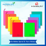 SCRIBBLES NOTEBOOK Spiral & Yarn 80 leaves 10pcs/pack