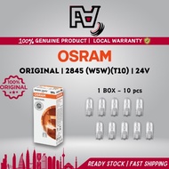OSRAM Original 24V 2845 | W5W(T10) W2.1x9.5d | 1BOX(10PCS) | 100% Original | Flash Auto