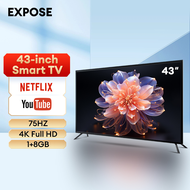 Ex ทีวี 50 นิ้ว สมาร์ททีวี 4K WiFi HDR+ Android 12.0 ทีวี 43 นิ้ว ทีวี 50 นิ้ว Smart TV โทรทัศน์ HDMI/VGA/DP รับประกัน 3 ปี