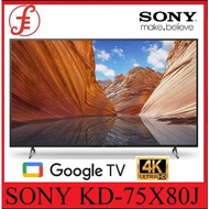 SONY KD-75X80J 75INCH HDR GOOGLE 4K LED TV + FREE WALL MOUNT INSTALLATION (75X80J) tv