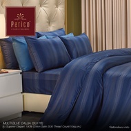 Perico ชุดเซ็ทผ้าปูที่นอน ขนาด 6 ฟุต 3 ชิ้น (ไม่รวมผ้านวม) รุ่น Superior Elegant ผ้า Cotton100%