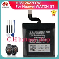 แบตเตอรี่ HUAWEI Watch GT HB512627ECW แบตเตอรี่ของแท้สำหรับนาฬิกาHuawei GT FTN-B19 420MAh + เครื่องม