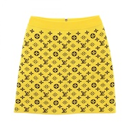 [มือสอง] กระโปรงผ้าถักลายโมโนแกรม Louis Vuitton รุ่น RW202W XZS FJKZ03 ทำจากผ้าขนสัตว์ผสมฝ้าย สำหรับ