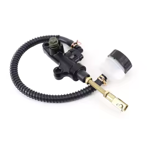 Motorcycle Rear Brake Master Cylinder Pump with Reservoir for Yamaha 1986-2006 ATV Banshee 350 YFZ35