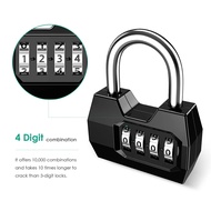4 Digit Waterproof Combination Padlock, Resistant Code Lock for School Locker Gym Sports Cabinet Tra