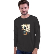 Distro T-shirt Cool Men's Distro Clothes DTF CARD / Men's Long Sleeve Distro T-shirt / Cool Boys' Cl