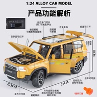 Jinlifang 1901-480 Boxed LC250 Alloy 1/24 Simulation Children's Sound Light Pull Back Alloy Car Mode