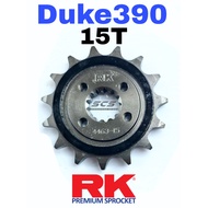 RK Front Silent Sprocket KTM Duke 39015T RC390 DUKE250 DUKE390 RC250 RC ADVENTURE 250 390 Part Motor