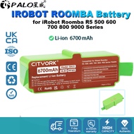 PALO iRobot Roomba Battery 14.8V 6700mAh Li-ion Battery iRobot Roomba R3 500 600 700 800 Series