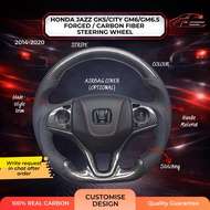 Honda Jazz GK5/City GM6/GM6.5 Carbon Fiber/Forged Carbon Steering Wheel