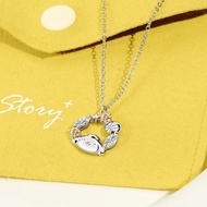 Sanrio學院Mix系列-Pompompurin布丁狗晶鑽純銀項鍊
