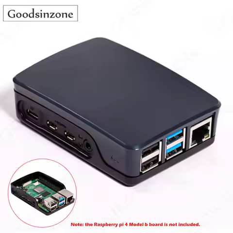 Raspberry Pi 4 Case, ABS Protective Shell Box for Official Raspberry Pi4 Model B Two-Part (with Pi L