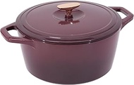Flavehc Dutch Oven Pot with Lid Cast Iron Dutch Oven for Bread Baking 6QT Enameled Dutch Oven with L