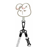 (17種顏色可選)星期一的布魯斯 我要休息 手機掛繩連夾片(配10mm背帶) 電話繩 適合任何型號手機 -5677(柔灰掛繩)