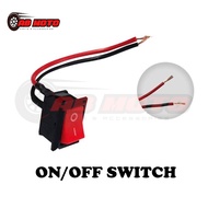 ABmoto Motorcycle 2 Way Power Rocker Gear ON/OFF Switch with wire on off switch 2way switch