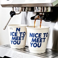Double Wall Paper Cup Coffee Cup Motif 8oz 12oz |Thick Papercup | Food Grade | Heat & Cold Resistant