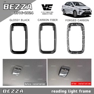 Vemart perodua BEZZA forged carbon fiber room light frame garnish accessories