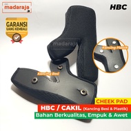 HBC Retro Helmet Side Cheek Foam Iron Plastic Button Cakil