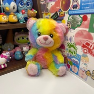 Rainbow teddy Bear the Build-A-Bear Workshop Doll Small Size Second Hand