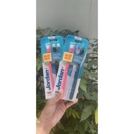 Combo of 6 Jordan Clean Smile Toothbrushes
