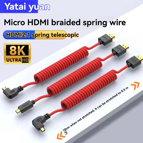 8K HDMI-Compatible to micro hdmi Bend head Sony mirrorless camera stabilizer Astroboy monitor 4K