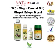 Virgin Coconut OIL VICO VCO Minyak Kelapa Murni SR12 Atasi Ruam Popok Biang Keringat untuk kesehatan