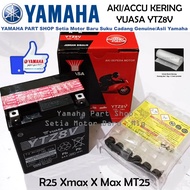 Aki Accu Kering Ori Asli Yuasa Ytz8v R25 Xmax X Max R25