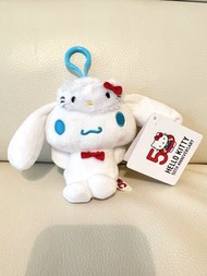 Sanrio Cinnamoroll Hello Kitty 50th anniversary keychain stuffed toy plush toy