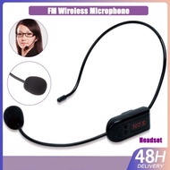 Wireless Microphone Condenser Headset Megaphone Radio Mic FM 87-108MHz For Loudspeaker Teaching Meeting Guide Megaphone Radio Megaphones
